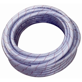 16mm Reinforced Clear Non-Toxic Water Hose (or fuel transfer) -per metre