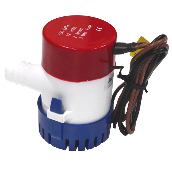 12V Submersible Bilge Pump - 550Gph