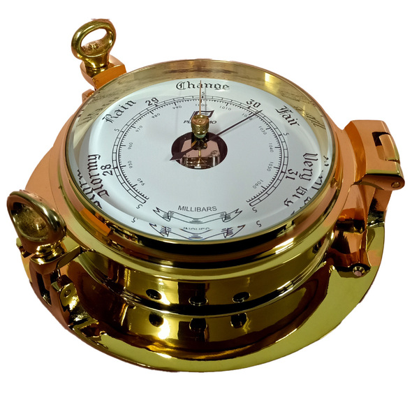 6" Brass Traditional Barometer