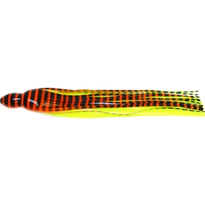 Replacement Game Lure Skirt - 14" - Orange Yellow Tiger