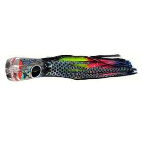 Cairns Prowler Game Lure 10" Black Dot / Rainbow