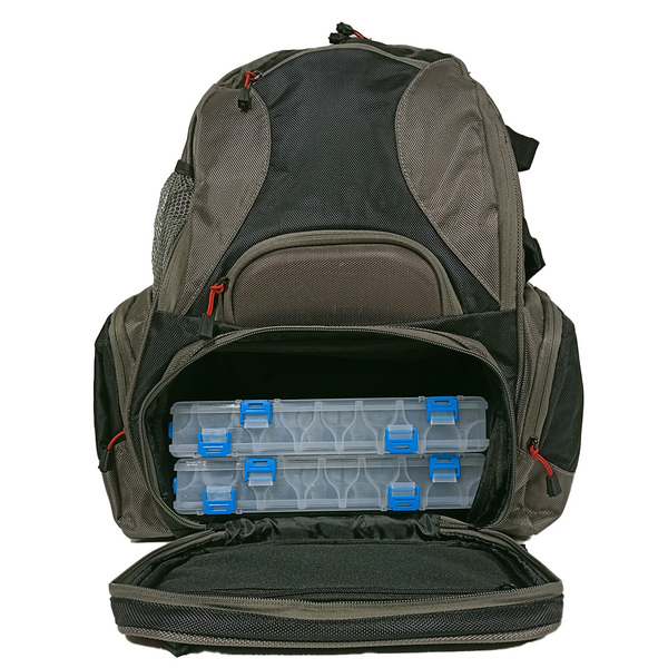 Pro Series 5 Compartment Tackle Backpack W/Cooler Compartment