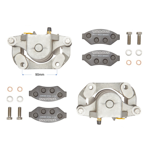 Tpt1098 Trailer Cast Iron Disc Brake Caliper Set Mk5 (Pair)