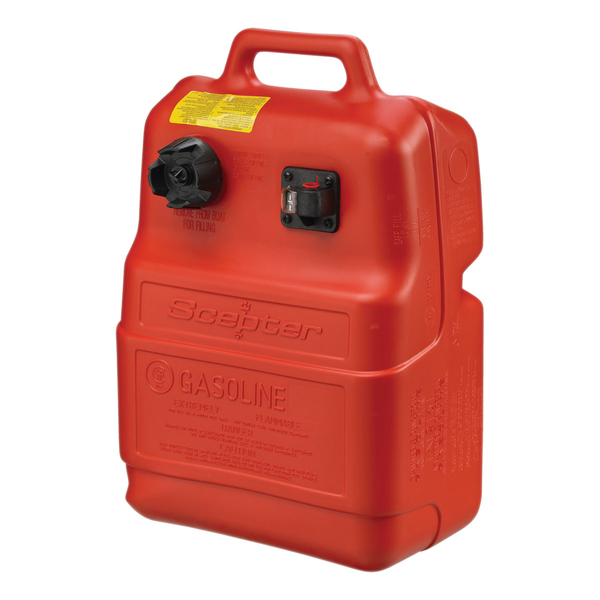 Tall Heavy Duty Portable Outboard Fuel Tank With Guage 25L