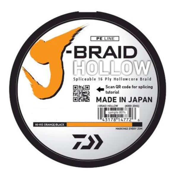 J-Braid Hollow Core Braid 130Lb X 750 Metre Spool