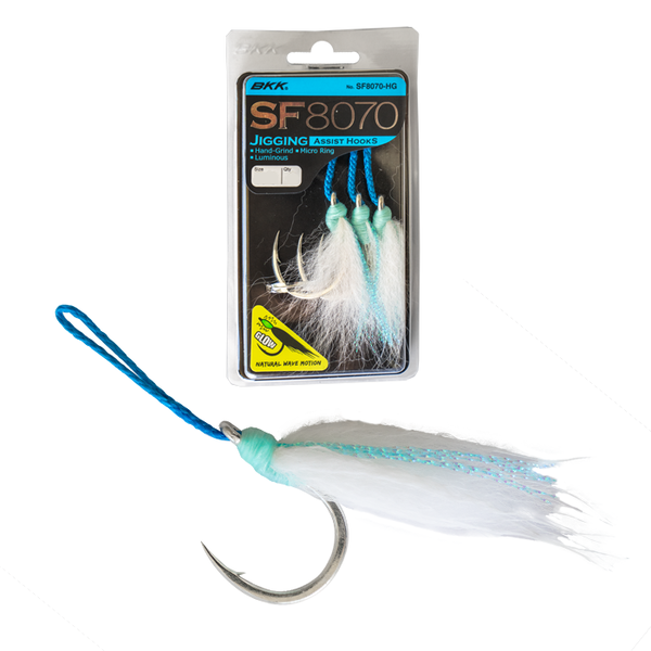 Feathered Jig Assist Hooks -5X Hg