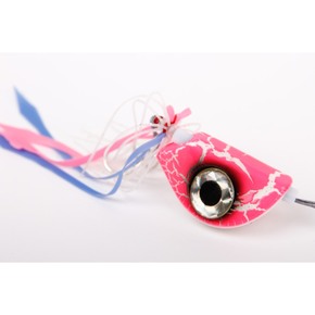 Beadye Eye Kabura Jig - Pink Crackle
