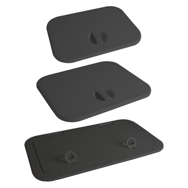 Aes Plastic Black 1 Latch Access Hatch 375X285mm