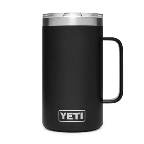 Rambler 24Oz (709Ml) Mug With Lid - Black