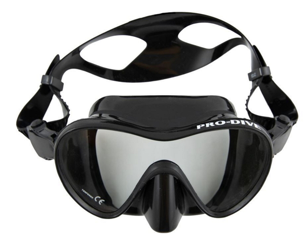 Touch Frameless Dive Mask - Black