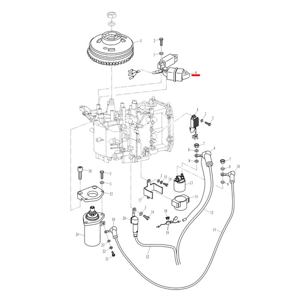 T9.8 Pf8-05090000W Charge Coil