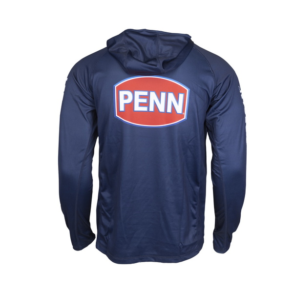 Pro Hooded Jersey Upf 50 - Blue