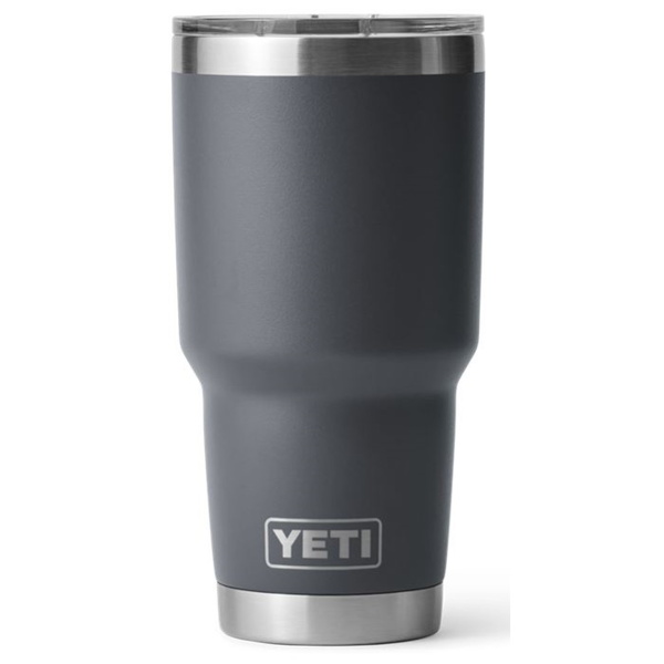 Rambler 30Oz (887Ml) Tumbler With Lid - Charcoal