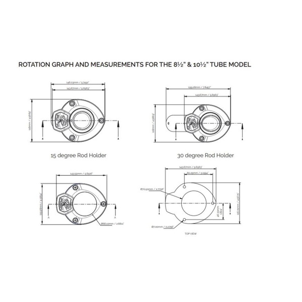 Bluewater Evolution 360 Rotating Rodholders 