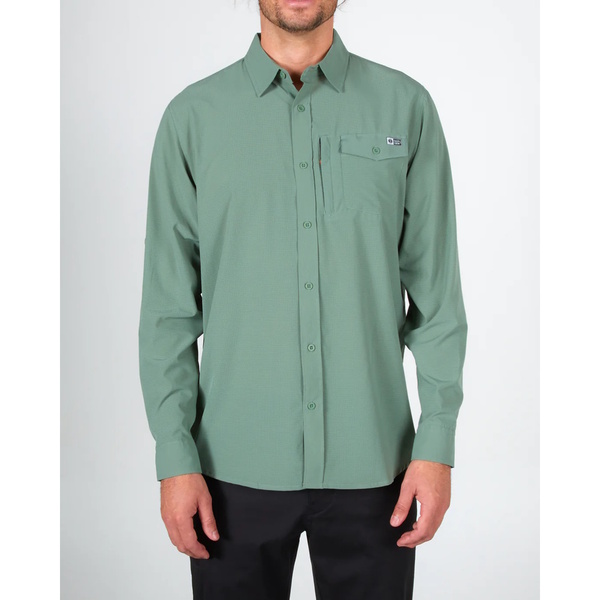 Windward Perforated Tech Long Sleeve Shirts - Vintage Military 