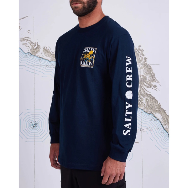 Ink Slinger Standard Long Sleeve T-Shirt - Navy