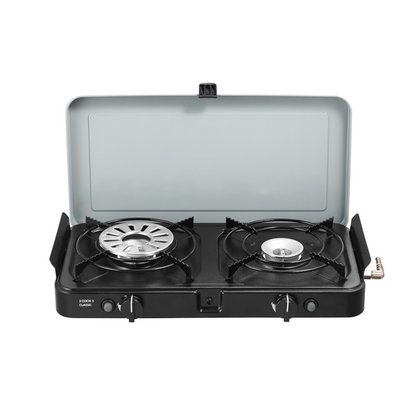 2 Cook 3 Pro Deluxe 2-Burner Gas Stove