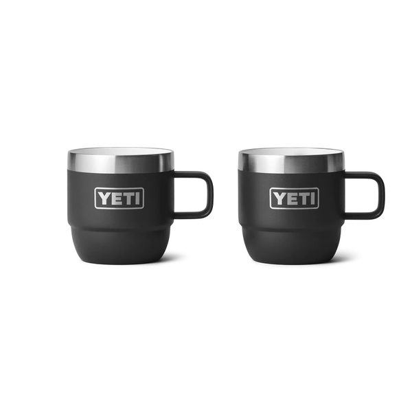 Rambler 6Oz (177Ml) Stackable Espresso Mug 2 Pk - Black