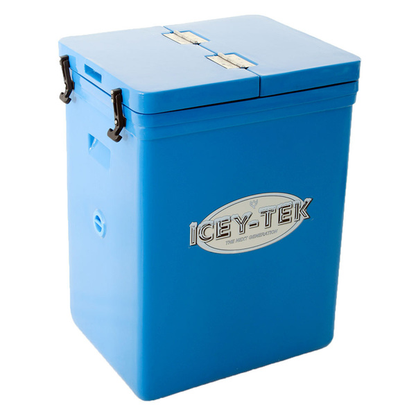 High Ice Box Split Lids 130 Litre Blue 