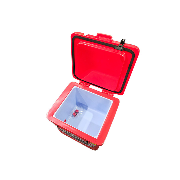 Cube Ice Box -25 Litre Red