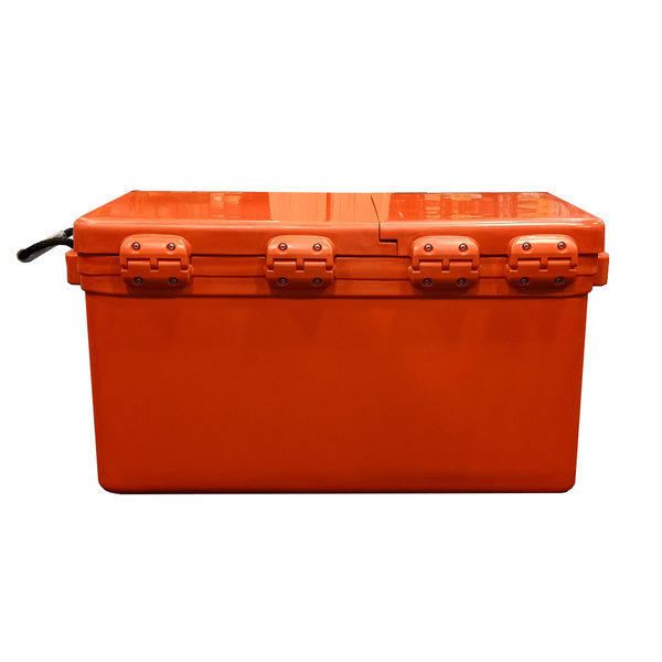 Long Ice Box Split Lids 70 Litre Orange