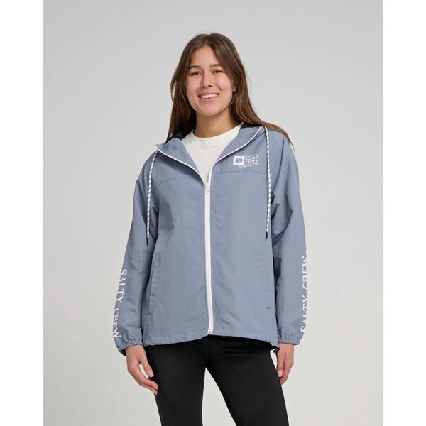 Frits Womens Windbreaker Jacket - Blue Dusk