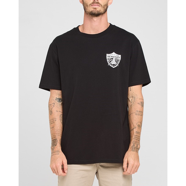 Raider Fk Off Fishing Short Sleeve Tee Shirt - Black