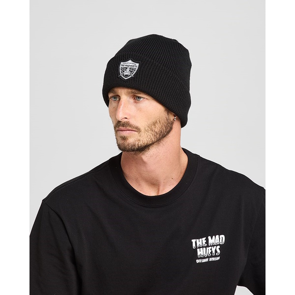 Raider Fk Off Fishing Relaxed Beanie - Black