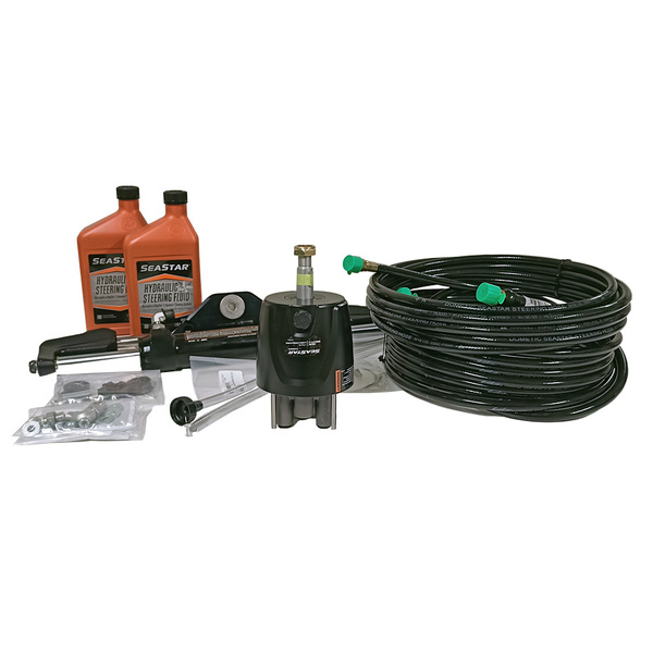 Hydraulic Outboard Steering Kit To 350Hp (7.3M Hoses) 