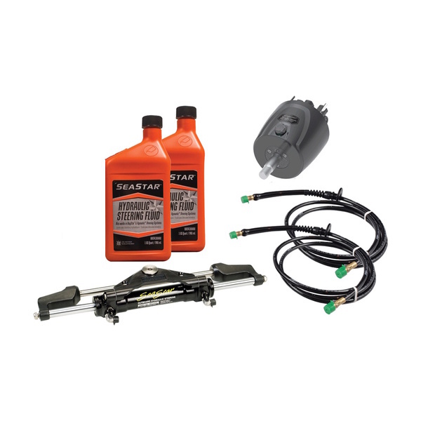 Hydraulic Outboard Steering Kit To 150Hp (5.5M Hoses)