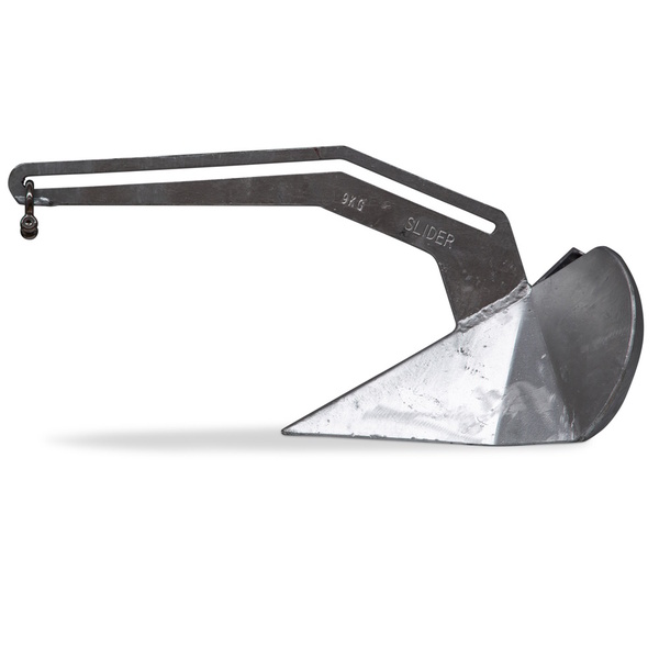 Plough Anchor (Delta Type) Galv. W/ Slider 9Kg 