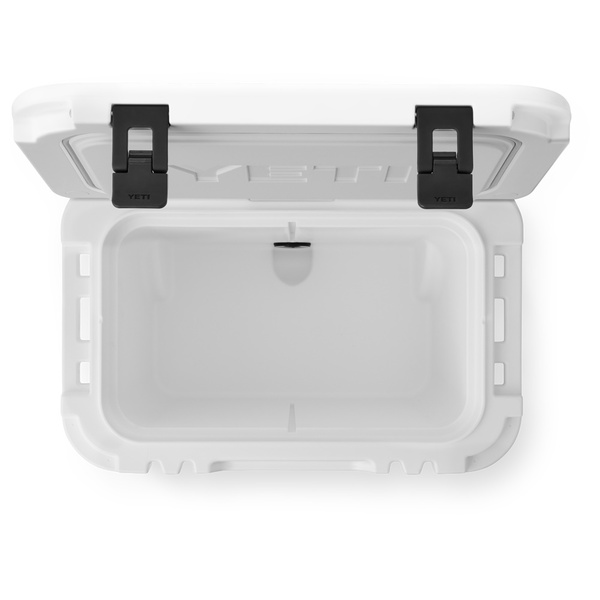 Roadie 32 Wheeled Ice Box With Telescopic Handle - White - 30 Litre