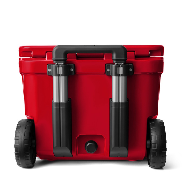 Roadie 32 Wheeled Ice Box With Telescopic Handle - Rescue Red - 30 Litre