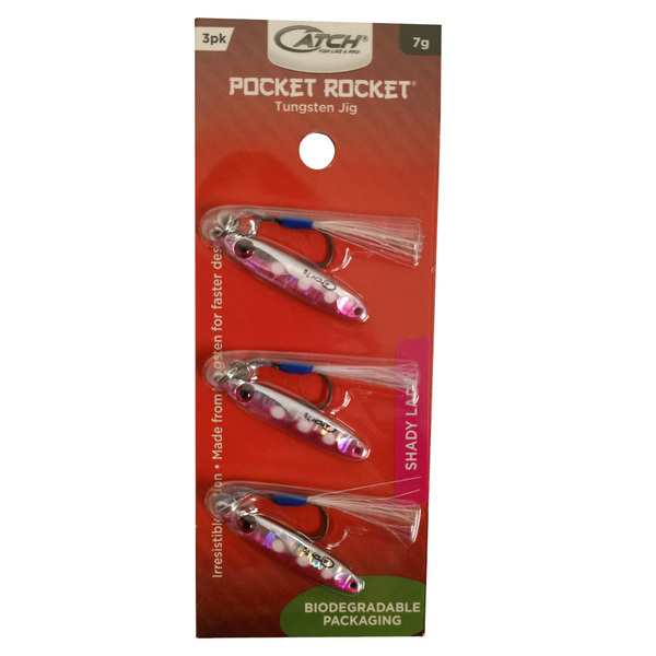 Pocket Rocket Micro Jig - Tungsten Shady Lady (Pink)