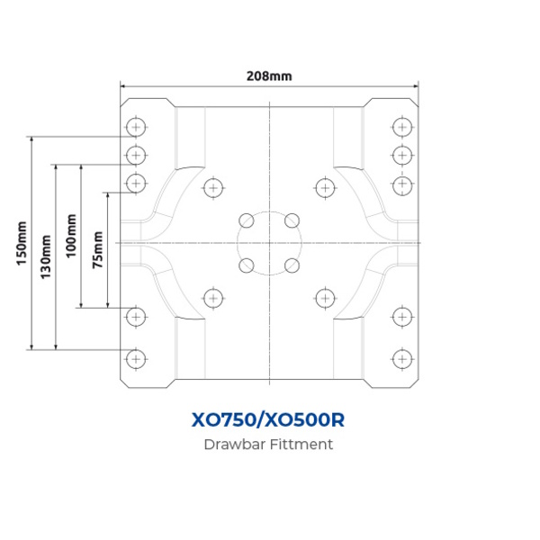 Ex750 Dual Trailer Jockey Wheel - 750Kg