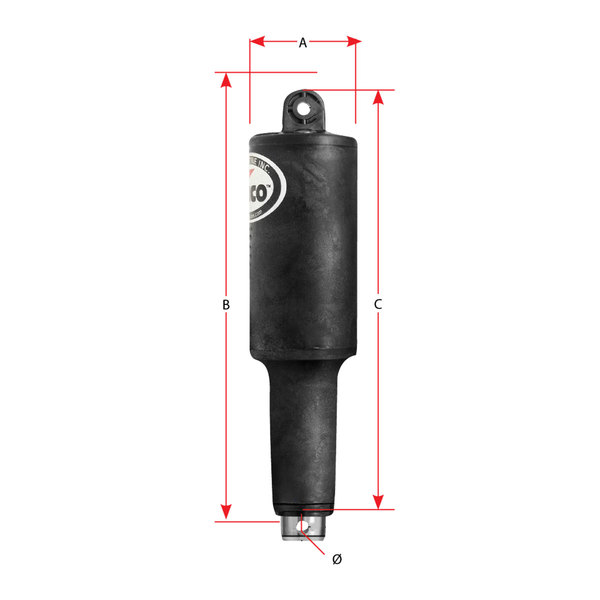 Trim Tab Actuator Ram 101 Xd Std. Model 12V 7.9Mm