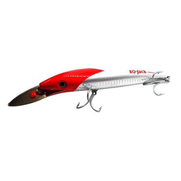 Ko-Jack Minnow Sinking Bobbed Lure 150Mm 48G - Red Head