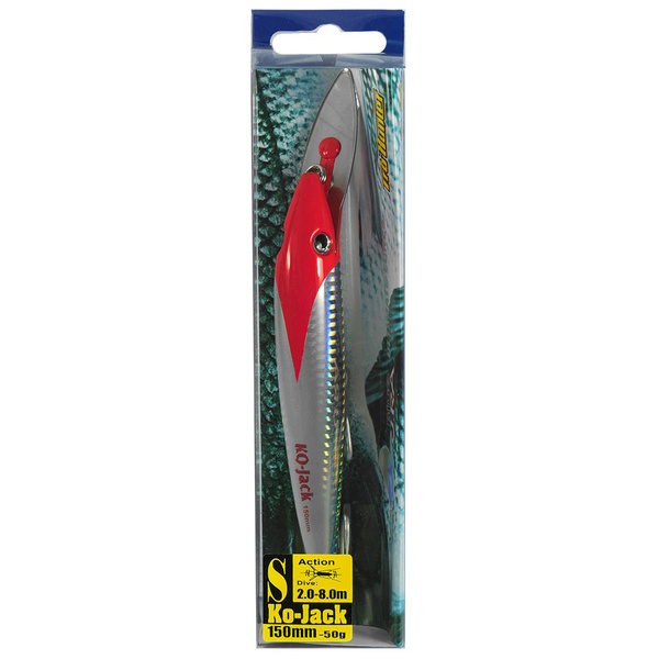 Ko-Jack Minnow Sinking Bobbed Lure 150Mm 48G - Red Head