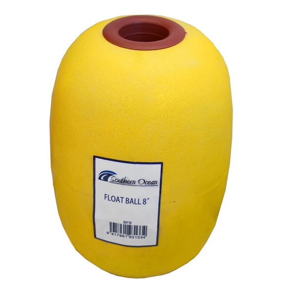 Oval Float Ball - Yellow - 8" (203Mm)