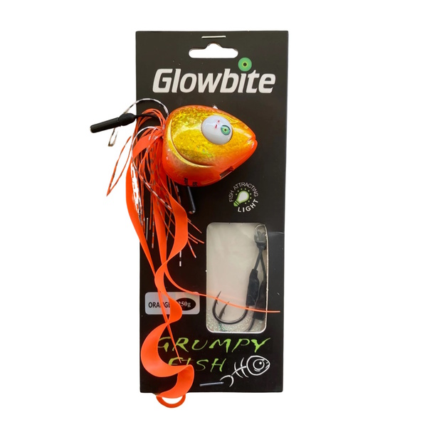 Sumo Grumpy Fish Led Kabura Jig - Orange