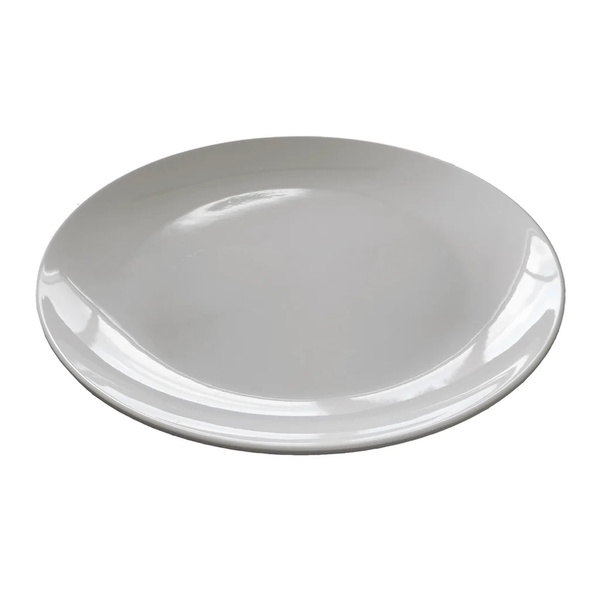 Melamine Plate 28Cm White