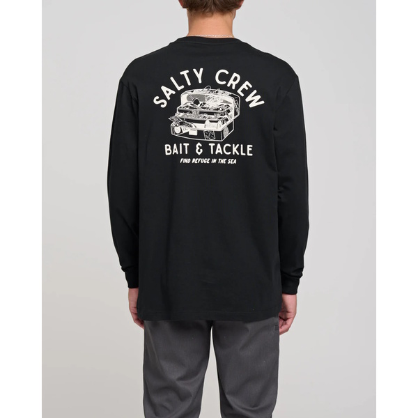 Bait & Tackle Standard Long Sleeved Tee-Shirt - Black