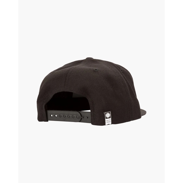 Bruce 6 Panel Cap - Black