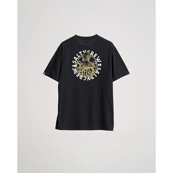 Tentacles Standard Short Sleeved Tee-Shirt - Black