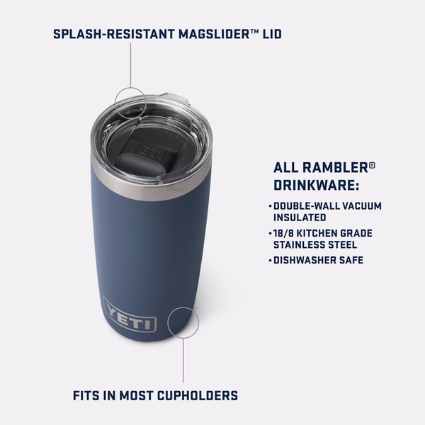 Rambler Ms Tumbler 10Oz - Wild Vine Red