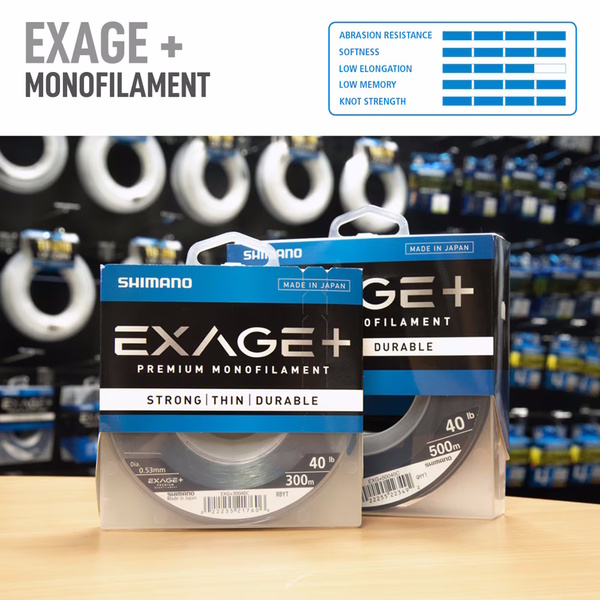 Exage + Mono Fishing Line 