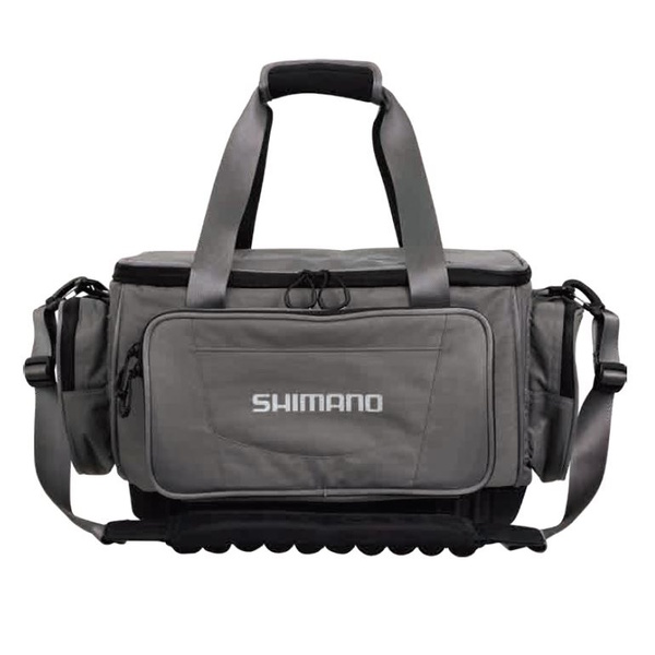 Large Fishing Tackle Bag Grey 