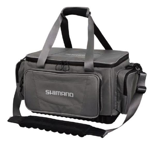 Large Fishing Tackle Bag Grey 