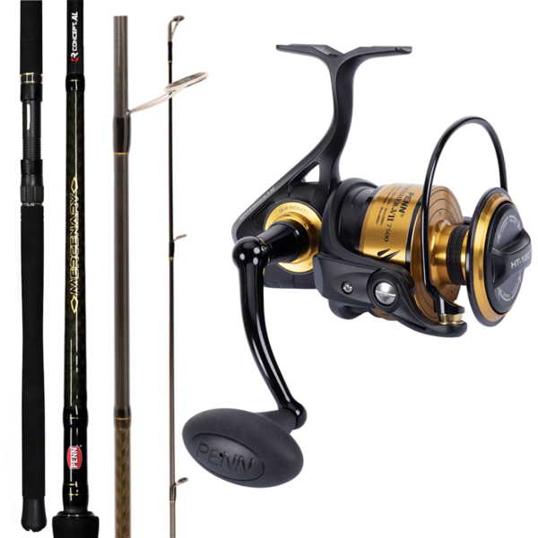 Spinfisher Ssvii 7500  / Mercenary 7'9" Pe4-6 Topwater Spin Combo 2-Pc