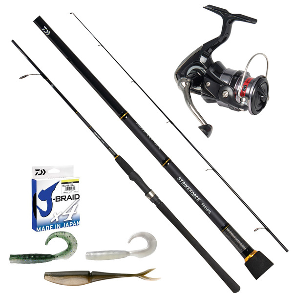 Rx Lt 4000/Strikeforce 702Hfs 7'0" 6-9Kg Spinning Combo With Braid + 3 Softbait